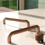 Puxador Alça Zigrinato IL 1590 192MM - Brown