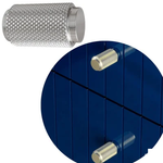 Puxador Ponto Granado IL1581 18X33 - Escovado