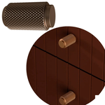 Puxador Ponto Granado IL1581 18X33 - Brown