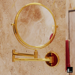 Espelho De Parede Redondo EF – L8 6520 - Gold