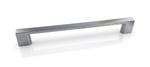 Puxador Alça Quadrada IL950 224MM - Aço Escovado