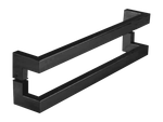Puxador Duplo Tokyo 25x38x800mm Preto