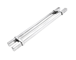Puxador Duplo Eco Verona 400MM Inox Polido