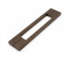 Puxador Duplo Big Thin 1500MM - Corten