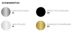 Puxador Duplo Tokyo 25x38x600mm Dourado Champagne