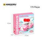 Bloco de montar Mini Carro Hello Kitty e Amigos Keepplay