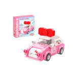Bloco de montar Mini Carro Hello Kitty e Amigos Keepplay
