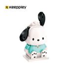 Bloco de montar Personagem Pochacco Hello Kitty e Amigos Keepplay