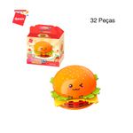 Bloco de Montar Set Build & Fun Fast Food Keepplay