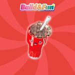 Bloco de Montar Refrigerante Build & Fun Fast Food Keepplay