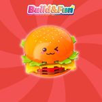 Bloco de Montar Hambúrguer Build & Fun Fast Food Keepplay