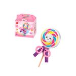 Bloco de Montar Pirulito Colorido Build & Fun Comidinhas Keepplay