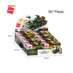 Bloco de Montar Set Combat Zones Series Militar Keepplay