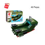Bloco de Montar Set Combat Zones Series Militar Keepplay