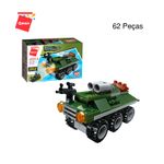Bloco de Montar Tanque Militar Combat Zones Series Keepplay