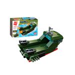 Bloco de Montar Lancha Militar Combat Zones Series Keepplay