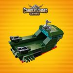 Bloco de Montar Lancha Militar Combat Zones Series Keepplay