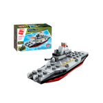 Bloco de Montar Porta Aviões Militar Combat Zones Series Keepplay