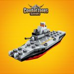 Bloco de Montar Porta Aviões Militar Combat Zones Series Keepplay