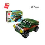 Bloco de Montar Jipe Militar Combat Zones Series Keepplay