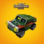 Bloco de Montar Jipe Militar Combat Zones Series Keepplay
