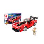Bloco de Montar Carro Senna S5N-N1 Mine City Keepplay