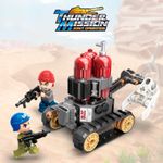 Bloco de Montar Veículo Bioquímico Thunder Mission Keepplay