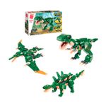 Bloco de Montar Combo Unlimited Ideas Dinossauros 3 em 1 Keepplay