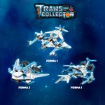 Bloco de Montar Set Trans Collector Espaço 6 em 1 Keepplay
