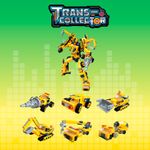 Bloco de Montar Set Trans Collector Construção Keepplay