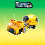 Bloco de Montar Caminhão Betoneira Trans Collector Construção Keepplay
