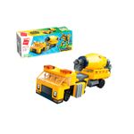 Bloco de Montar Caminhão Betoneira Trans Collector Construção Keepplay