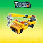 Bloco de Montar Guindaste Trans Collector Construção Keepplay
