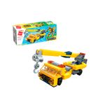 Bloco de Montar Guindaste Trans Collector Construção Keepplay