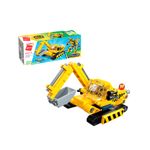 Bloco de Montar Escavadeira Mineração Trans Collector Construção Keepplay