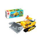 Bloco de Montar Trator de esteira Mineração Trans Collector Construção Keepplay