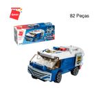 Bloco de Montar Set Trans Collector Transporte Rápido Polícia Keepplay