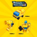 Bloco de Montar Caminhão Betoneira Trans Collector Construção e Polícial 3 em 1 Keepplay
