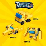 Bloco de Montar Caminhão Caçamba Trans Collector Construção e Polícial 3 em 1 Keepplay
