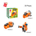 Bloco de Montar Set Trans Collector Militar e Transportes 3 em 1 Keepplay