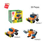 Bloco de Montar Set Trans Collector Militar e Transportes 3 em 1 Keepplay