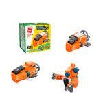 Bloco de Montar Submarino Trans Collector Militar e Transportes 3 em 1 Keepplay