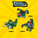 Bloco de Montar Helicóptero Militar Trans Collector Militar e Transportes 3 em 1 Keepplay