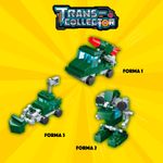 Bloco de Montar Tanque Lançador Militar Trans Collector Militar e Transportes 3 em 1 Keepplay