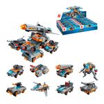 Bloco de Montar Set Trans Collector Veículos Blindados Keepplay
