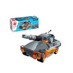 Bloco de Montar Tanque de Batalha Trans Collector Veículos Blindados Keepplay