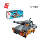Bloco de Montar Tanque de Batalha Trans Collector Veículos Blindados Keepplay
