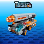 Bloco de Montar Super Canhão Laser Trans Collector Veículos Blindados Keepplay