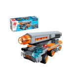 Bloco de Montar Super Canhão Laser Trans Collector Veículos Blindados Keepplay