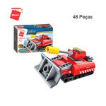 Bloco de Montar Set Combat Zones Super Bombeiro Keepplay